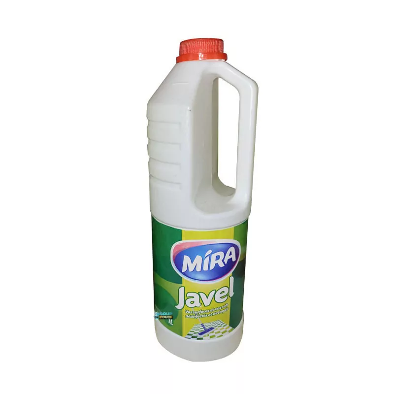 Eau de javel Désinfecte et nettoie surfaces et sols 1L Mira